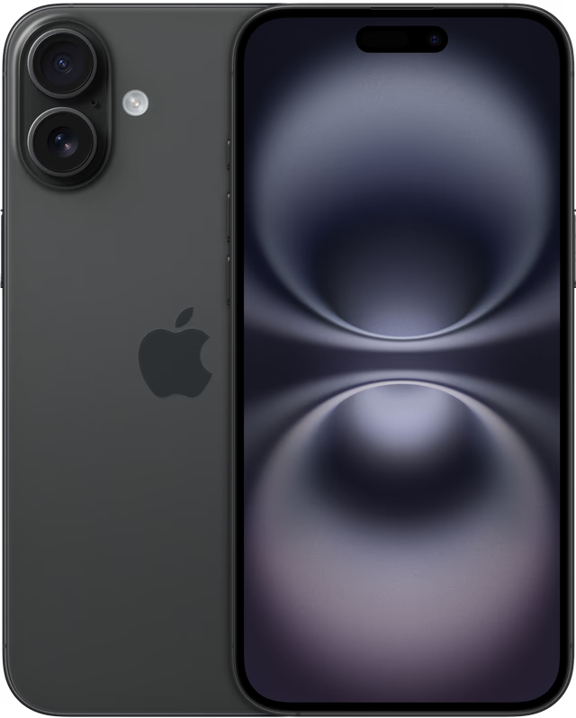 Apple iPhone 16 - 128GB - Zwart