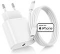 Snellader geschikt voor iPhone & iPad met Apple Lightning aansluiting - Snel Oplader incl. 2 Meter Lange Kabel